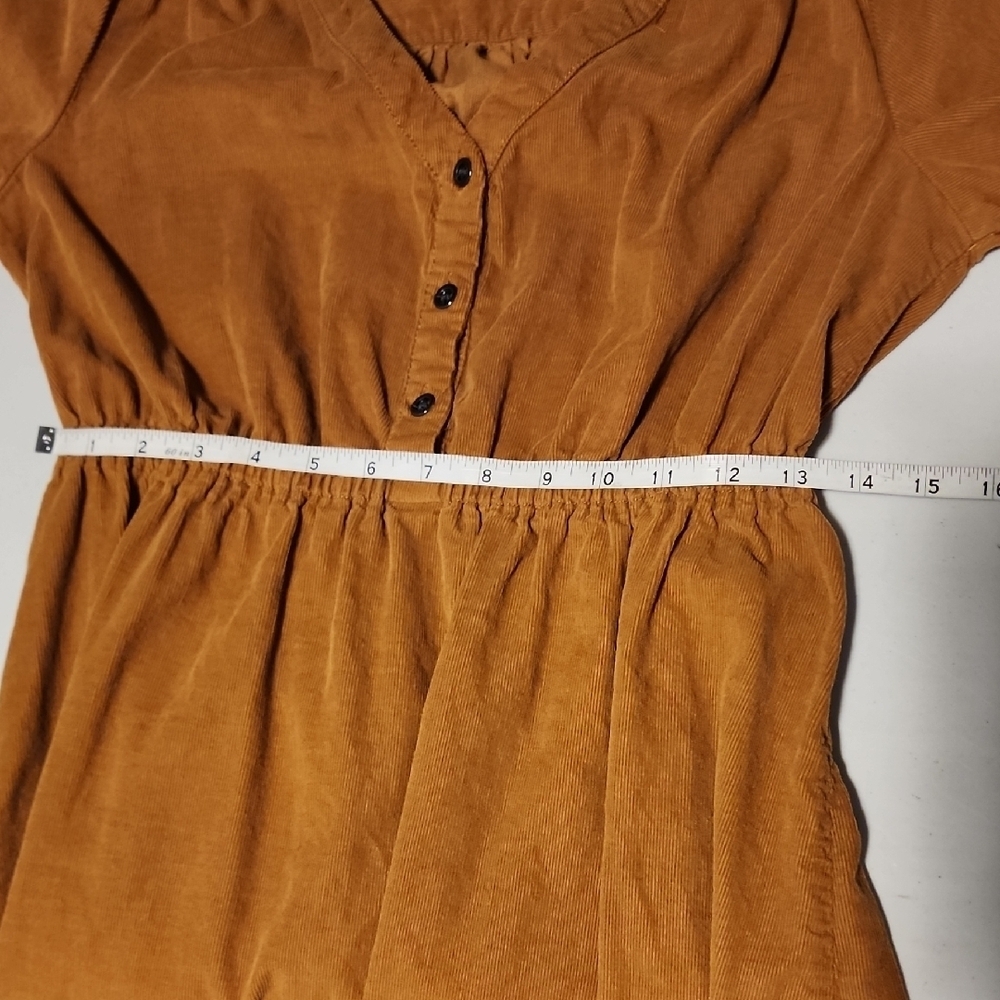 Lucky Brand Brown Mini Dress with Ruffle Hem - Picture 7 of 7